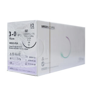 SUTURA ABSORBIBLE SINTÉTICA DE ÁCIDO POLIGLICÓLICO (PGA) WEGO